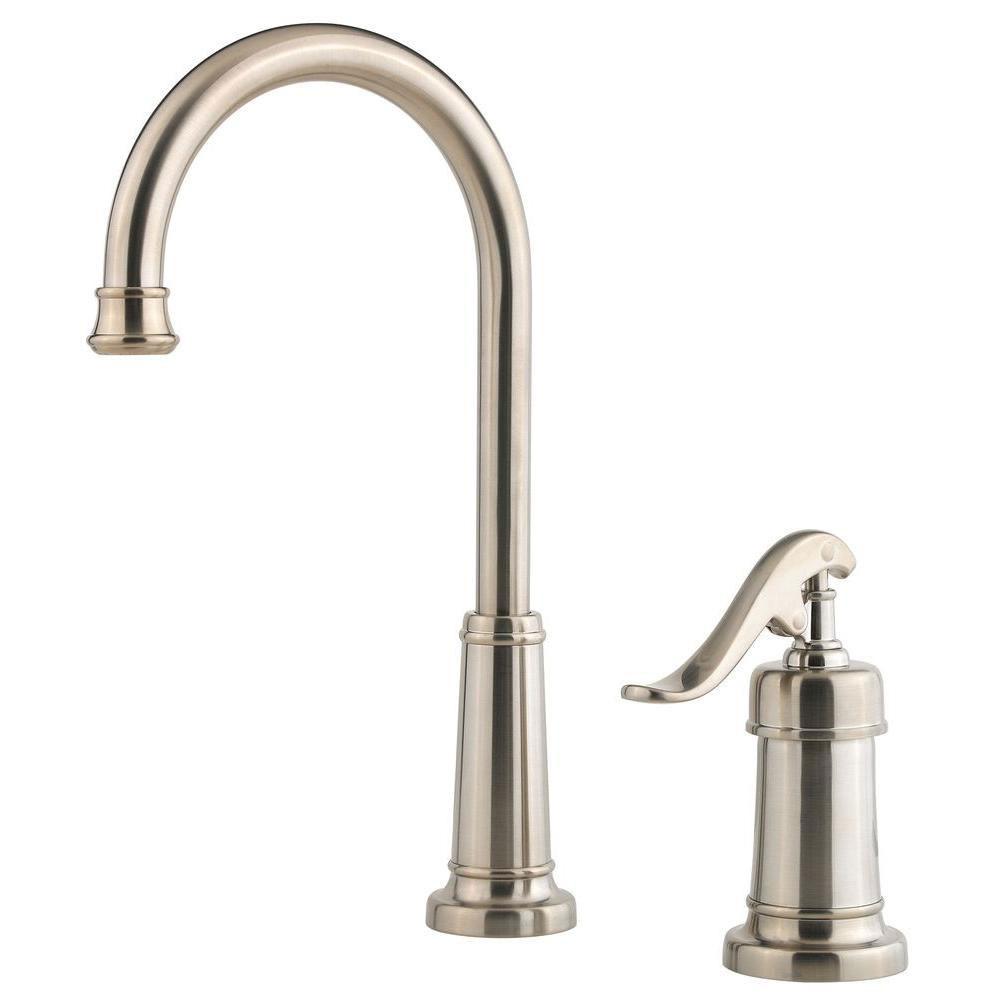 Price Pfister Ashfield Single-Handle Bar Faucet in Brushed Nickel 519878