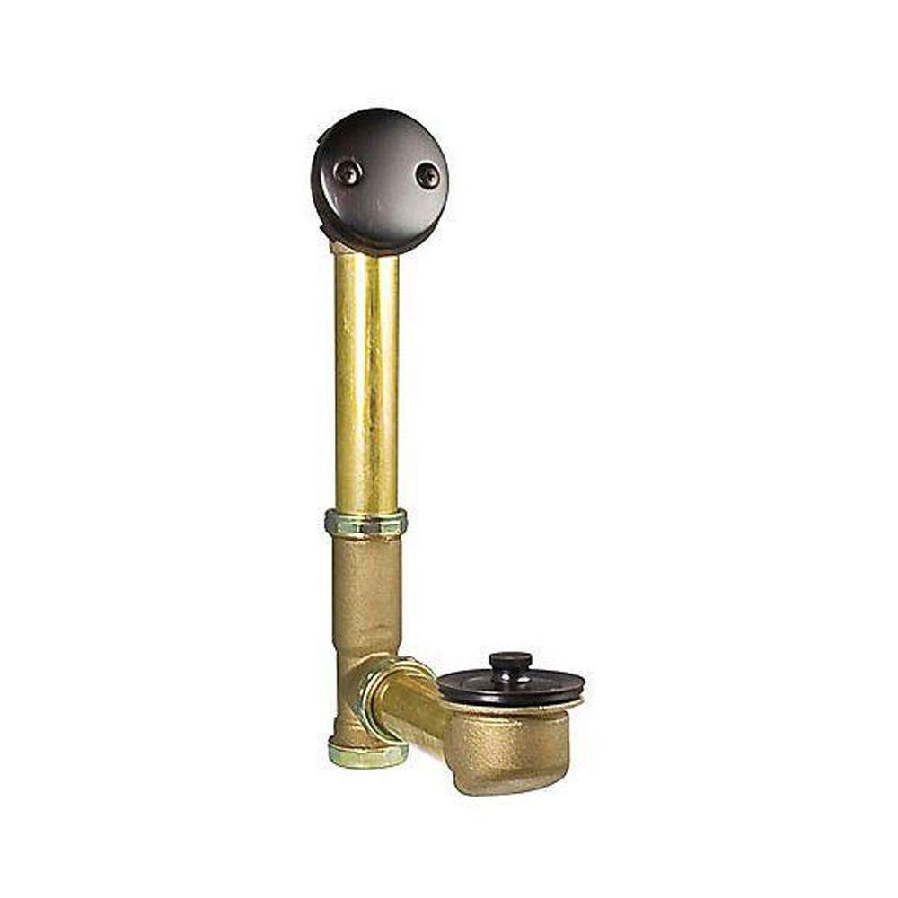 Price Pfister Lift and Turn Waste and Overflow in Tuscan Bronze 530615 ...