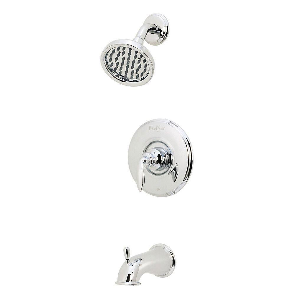 Price Pfister Avalon Single-Handle Tub and Shower Faucet in Polished Chrome 632977