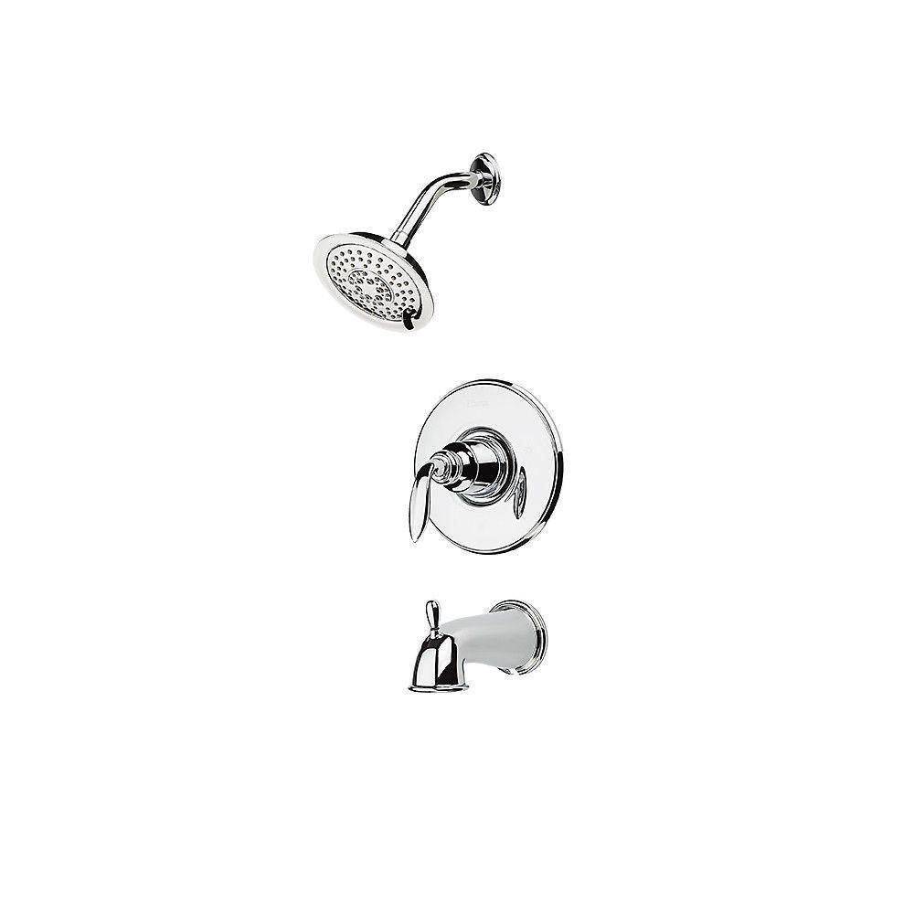 Price Pfister Avalon 1-Handle Tub and Shower Faucet Trim Kit in Polished Chrome (Valve Not Included) 635169