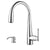 Price Pfister Lita Single-Handle Pull-Down Sprayer Kitchen Faucet with Soap Dispenser in Polished Chrome 642756