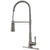 Price Pfister Zuri Single-Handle Pull-Down Sprayer Kitchen Faucet in Stainless Steel 642767