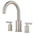 Price Pfister Contempra 2-Handle High-Arc Deck Mount Roman Tub Faucet Trim Kit in Brushed Nickel (Valve Not Included) 674013