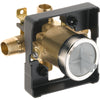 Delta Venetian Bronze Cassidy 14 Series Digital Display Temp2O Shower Valve Control COMPLETE with Single Cross Handle and Rough-in Valve with Stops D1679V