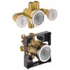 Delta 6 Setting Jetted Shower Rough-In Valve with Extra Outlet DR18000XO