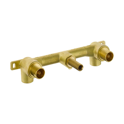 Delta Venetian Bronze Addison Wall Mount Faucet, Robe Hook, 24" Towel Bar, Shower Faucet, Roman Tub Filler Package INCLUDES All Rough-in Valves D051CR