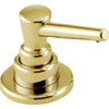 Delta Classic Deck Mount Polished Brass Finish Soap and Lotion Dispenser 208177