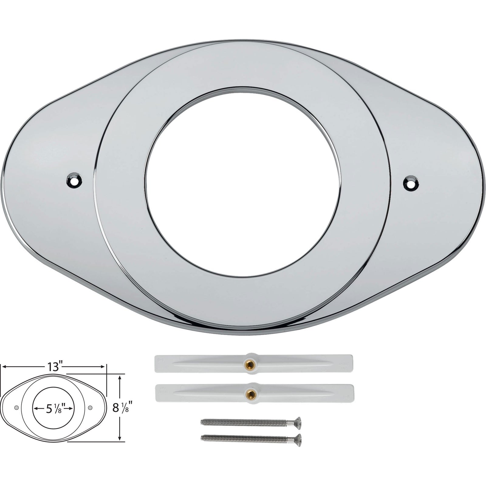 Remodeling Cover Plate for Ligature Resistant Shower Valve