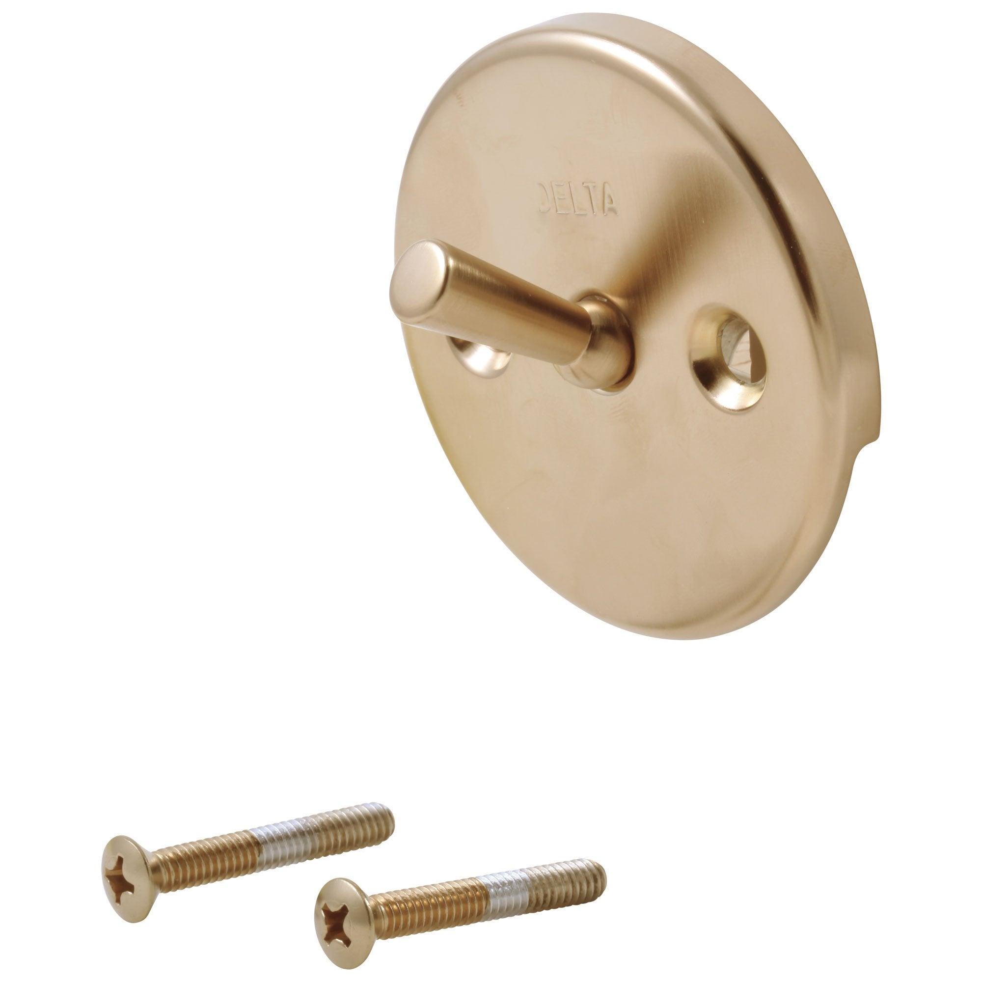 Delta Champagne Bronze Finish Overflow Plate and Screws DRP31555CZ