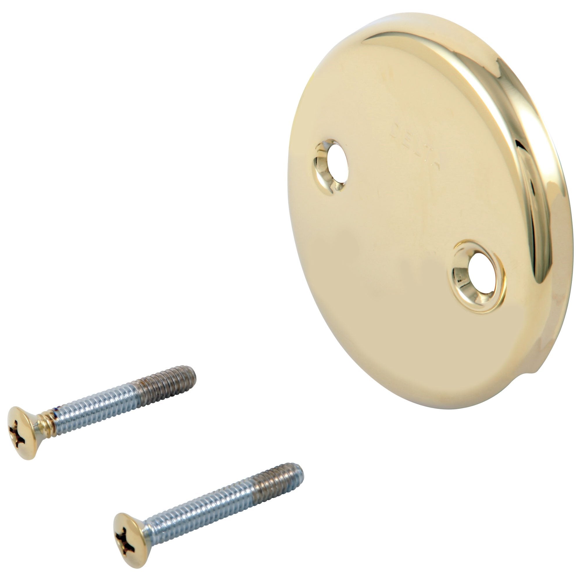 Delta Polished Brass Finish Overflow Plate and Screws DRP31556PB