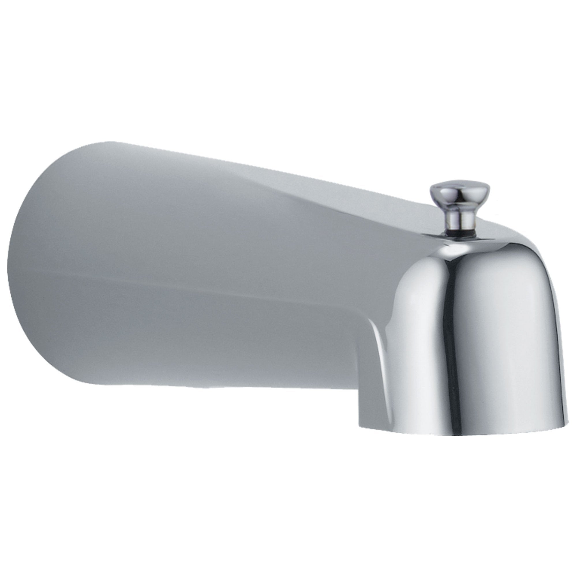 Delta Chrome Finish Wall Mount 7" Long Bath Tub Spout with Pull-Up Diverter 526461