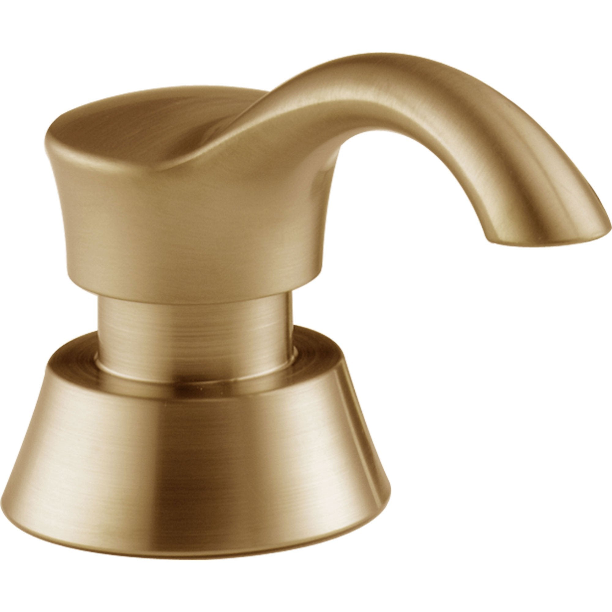 Delta Pilar Modern Champagne Bronze Deck Mount Soap and Lotion Dispenser 555870