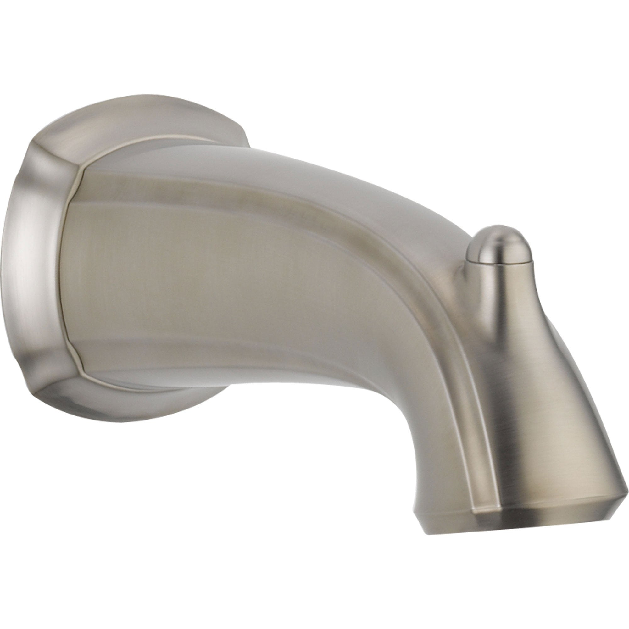 Delta Addison 7-1/2 in. Stainless Steel Finish Non-Diverter Tub Spout 587567