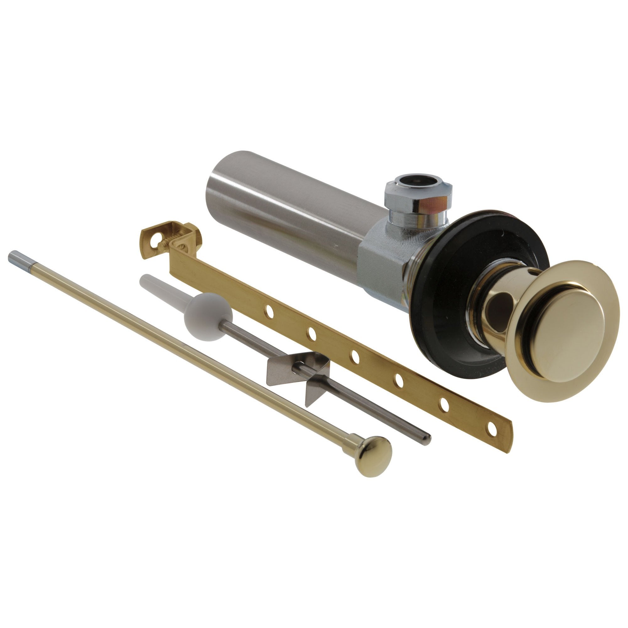 Delta Polished Brass Finish Lavatory Bathroom Sink Metal Drain Assembly 818443