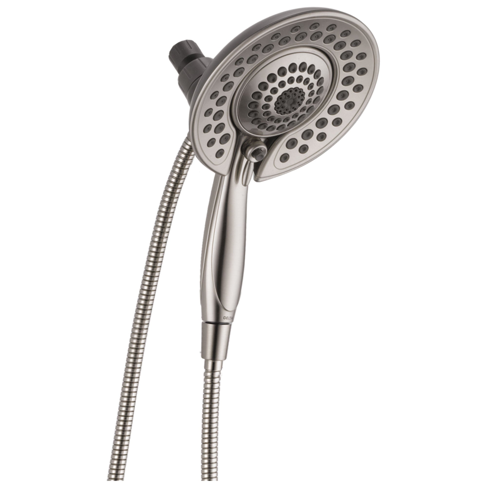 Delta Stainless Steel Finish Shower Arm Mount In2ition Two-in-One Hand Spray and Showerhead Combination DRP62088SS