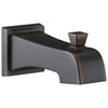 Delta Flynn Venetian Bronze Finish Tub Spout with Pull-Up Diverter DRP77091RB