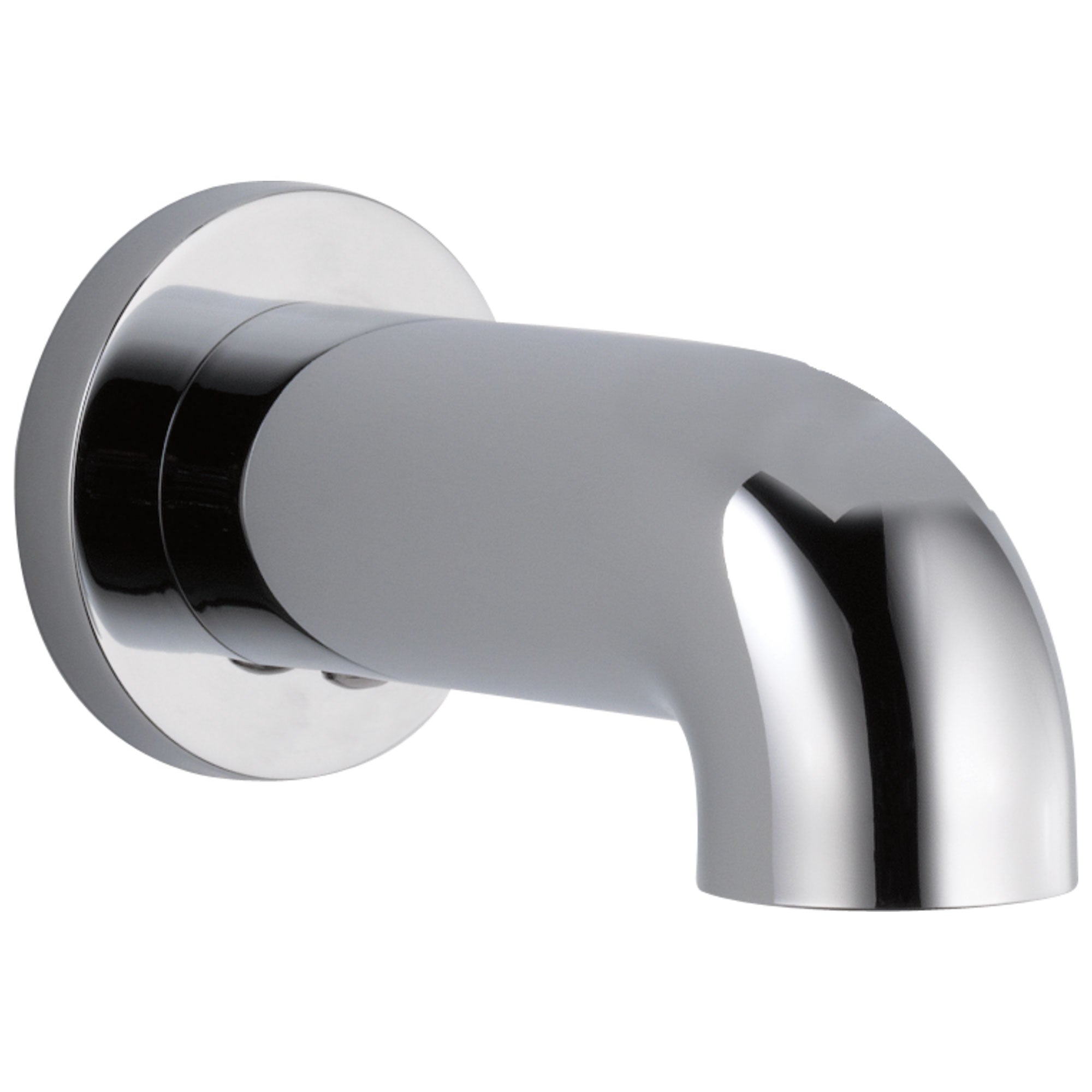 Delta Trinsic Collection Chrome Finish Modern Wall Mount Non Diverter Tub Spout DRP77350