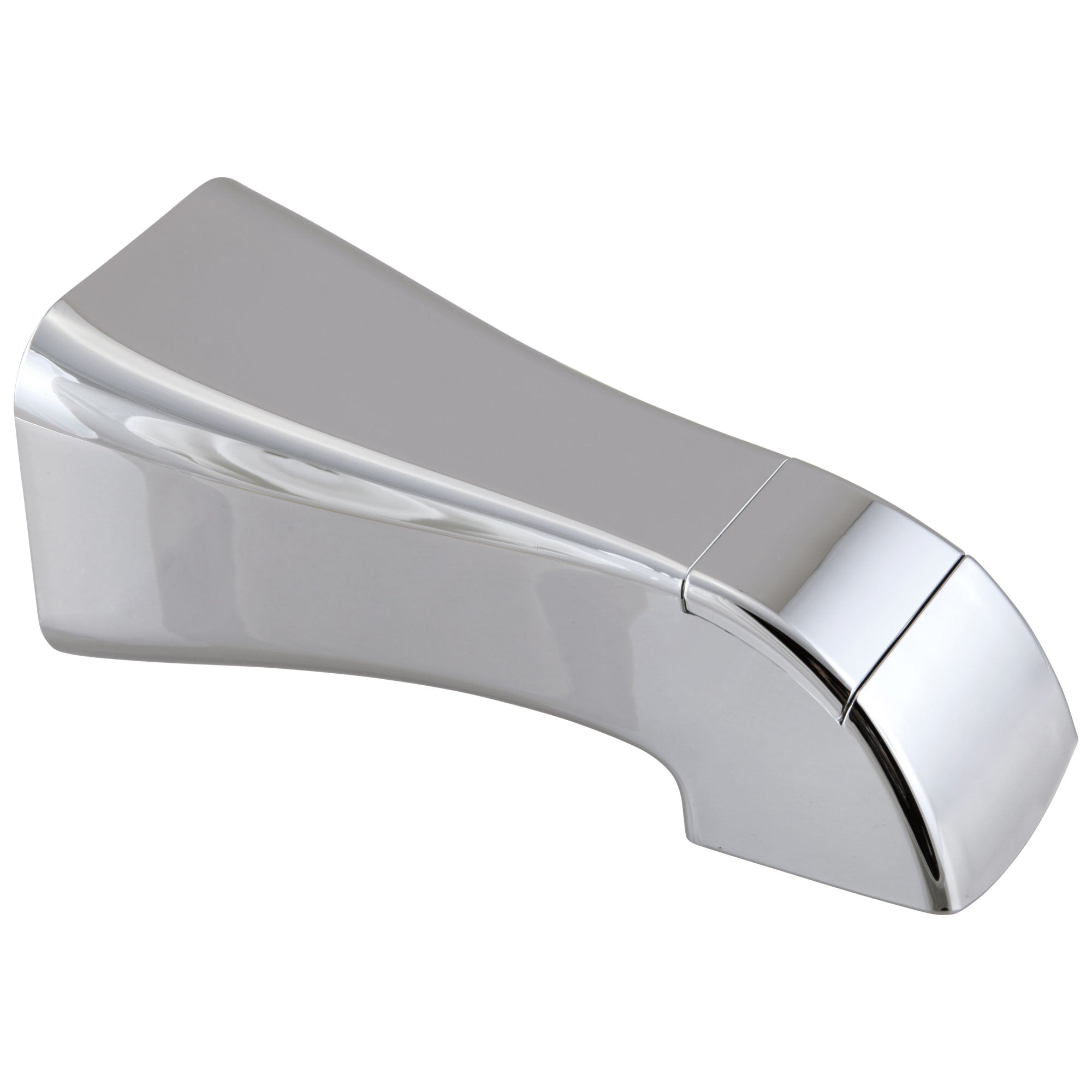 Delta Tesla Collection Chrome Finish Wall Mounted Modern Pull-Up Diverter Bath Tub Spout DRP78735