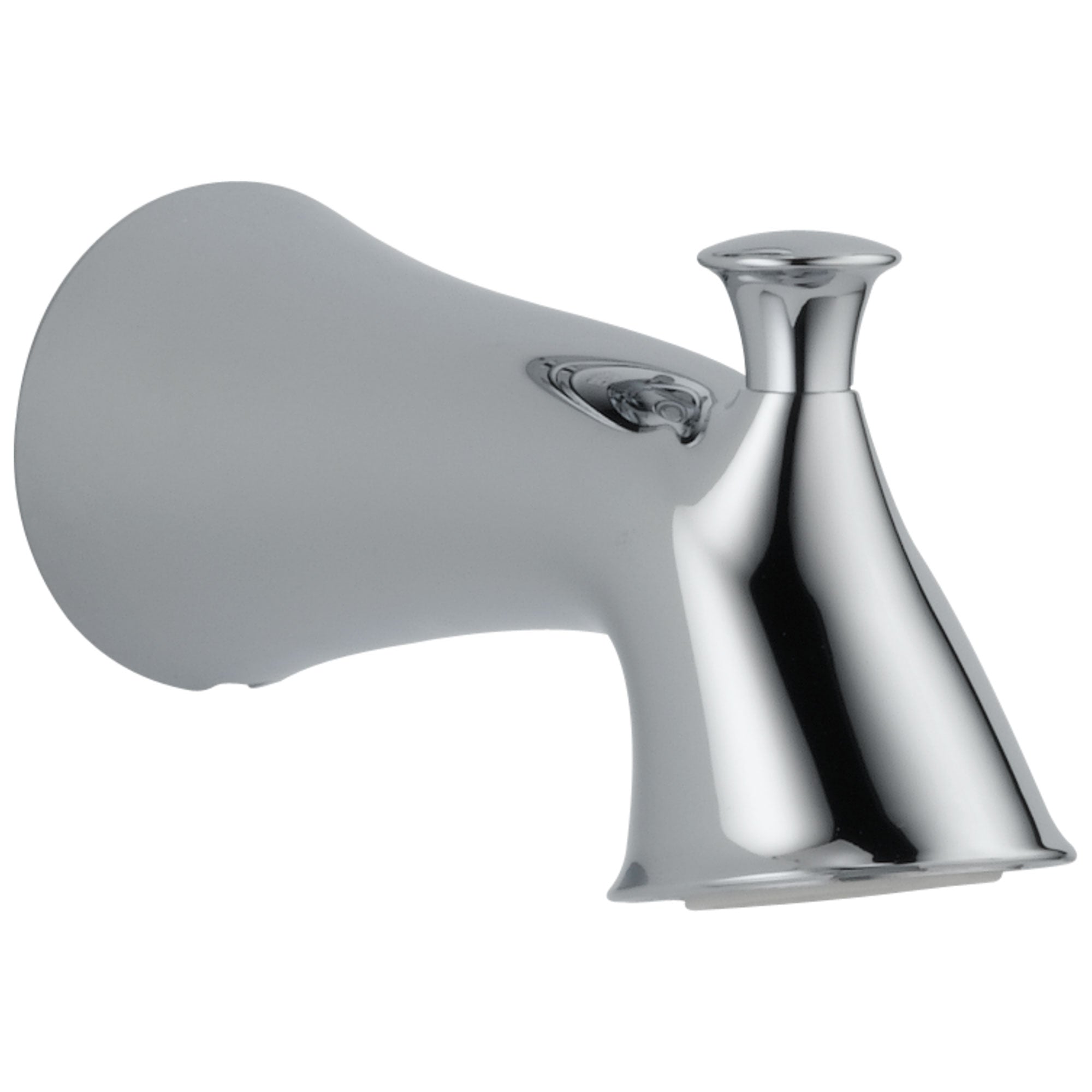Delta Lahara Collection Chrome Finish Slip On Tub Spout with Pull-Up Diverter DRP83677