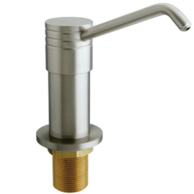 Kingston Brass Satin Nickel Milano deck mount Easy Fill Soap Dispenser SD2608