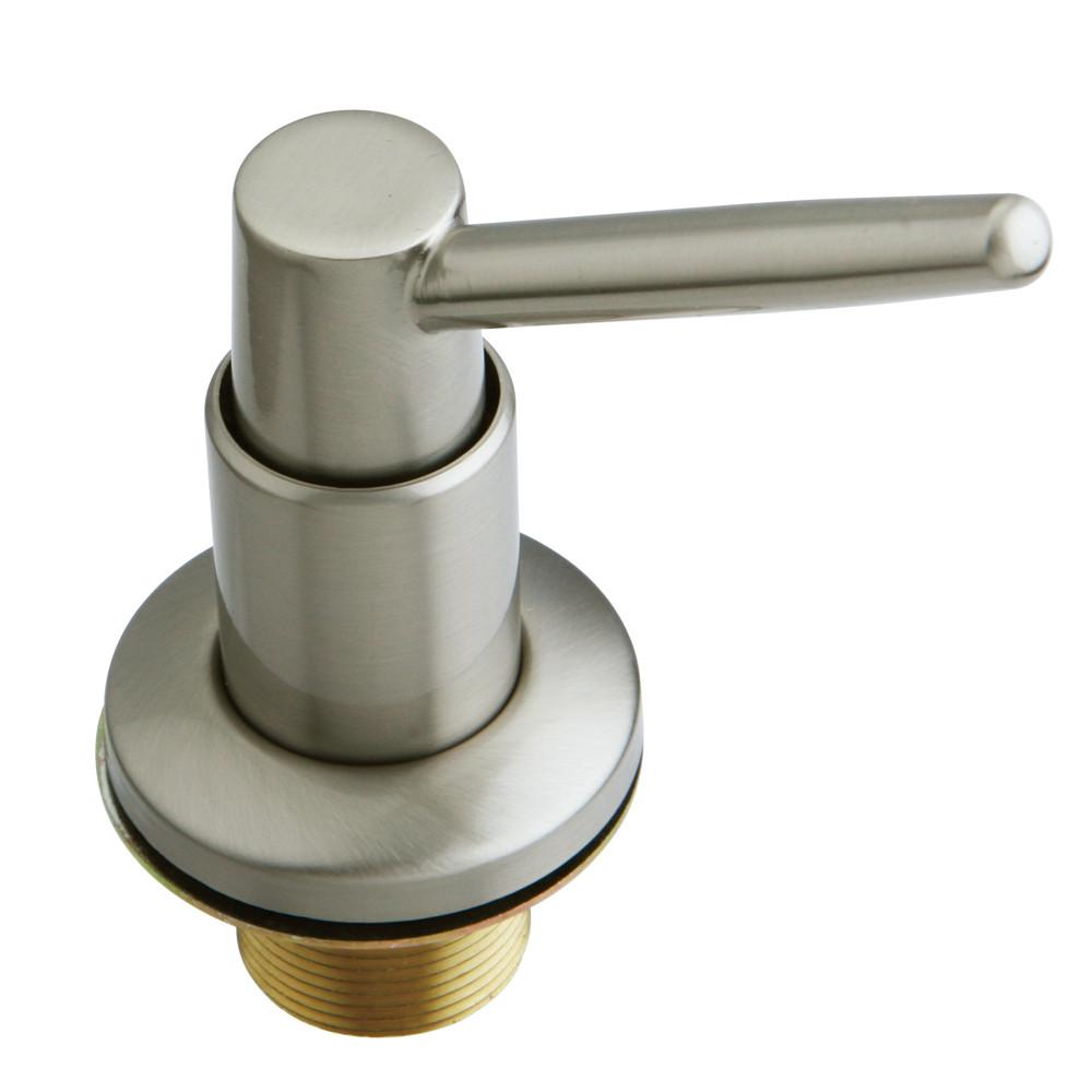 Kingston Brass Satin Nickel Elinvar deck mount Easy Fill Soap Dispenser SD8648