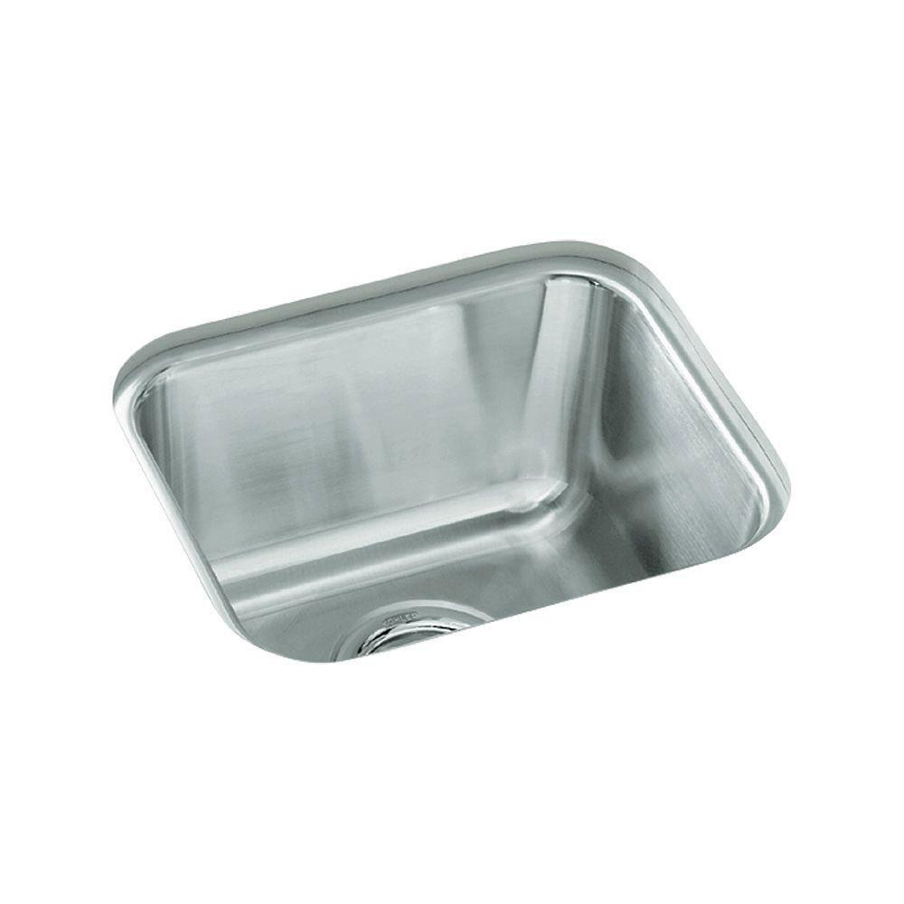 Sterling Springdale Undercounter Stainless Steel 14 inch Single Bowl Kitchen Sink 249725