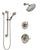 Delta Trinsic Stainless Steel Finish Shower System with Temp2O Control Handle, 3-Setting Diverter, Showerhead, and Hand Shower w/ Grab Bar SS14002SS8
