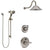Delta Cassidy Stainless Steel Finish Shower System with Temp2O Control Handle, 3-Setting Diverter, Showerhead, and Hand Shower w/ Slidebar SS14003SS6