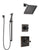 Delta Dryden Venetian Bronze Finish Shower System with Temp2O Control Handle, 3-Setting Diverter, Showerhead, and Hand Shower with Slidebar SS1401RB5