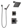 Delta Dryden Venetian Bronze Finish Shower System with Control Handle, 3-Setting Diverter, Showerhead, and Hand Shower with Wall Bracket SS142511RB5