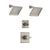 Delta Dryden Stainless Steel Finish Shower System with Control Handle, 3-Setting Diverter, 2 Showerheads SS142511SS5
