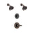 Delta Victorian Venetian Bronze Finish Shower System with Control Handle, 3-Setting Diverter, 2 Showerheads SS14255RB5