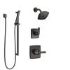 Delta Ashlyn Venetian Bronze Finish Shower System with Control Handle, 3-Setting Diverter, Showerhead, and Hand Shower with Slidebar SS142641RB4
