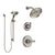 Delta Cassidy Stainless Steel Finish Shower System with Control Handle, 3-Setting Diverter, Showerhead, and Hand Shower with Slidebar SS142971SS4