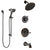 Delta Cassidy Venetian Bronze Tub and Shower System with Temp2O Control, 3-Setting Diverter, Showerhead, and Hand Shower with Slidebar SS14400RB5