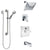 Delta Ara Chrome Finish Tub and Shower System with Temp2O Control Handle, 3-Setting Diverter, Showerhead, and Hand Shower with Grab Bar SS144013