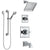 Delta Dryden Chrome Finish Tub and Shower System with Control Handle, 3-Setting Diverter, Showerhead, and Hand Shower with Grab Bar SS1445123