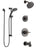 Delta Trinsic Venetian Bronze Tub and Shower System with Control Handle, 3-Setting Diverter, Showerhead, & Temp2O Hand Shower with Slidebar SS14459RB4