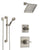 Delta Dryden Stainless Steel Finish Shower System with Control Handle, 3-Setting Diverter, Showerhead, and Hand Shower with Grab Bar SS1451SS5