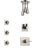 Delta Vero Stainless Steel Finish Shower System with Control Handle, 3-Setting Diverter, Ceiling Mount Showerhead, and 3 Body Sprays SS1453SS6