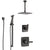 Delta Ashlyn Venetian Bronze Shower System with Control Handle, 3-Setting Diverter, Ceiling Mount Showerhead, and Hand Shower with Slidebar SS1464RB7