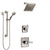 Delta Ashlyn Stainless Steel Finish Shower System with Control Handle, 3-Setting Diverter, Showerhead, and Hand Shower with Grab Bar SS1464SS8