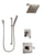 Delta Ara Stainless Steel Finish Shower System with Control Handle, 3-Setting Diverter, Showerhead, and Hand Shower with Slidebar SS1467SS8