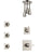 Delta Zura Stainless Steel Finish Shower System with Control Handle, 3-Setting Diverter, Ceiling Mount Showerhead, and 3 Body Sprays SS1474SS6