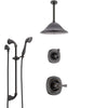 Delta Addison Venetian Bronze Shower System with Control Handle, 3-Setting Diverter, Ceiling Mount Showerhead, and Hand Shower with Slidebar SS1492RB2