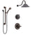 Delta Linden Venetian Bronze Finish Shower System with Control Handle, 3-Setting Diverter, Showerhead, and Hand Shower with Grab Bar SS1493RB4