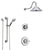 Delta Linden Chrome Finish Shower System with Control Handle, 3-Setting Diverter, Showerhead, and Hand Shower with Grab Bar SS14944