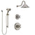 Delta Cassidy Stainless Steel Finish Shower System with Control Handle, 3-Setting Diverter, Showerhead, and Hand Shower with Slidebar SS14972SS2