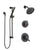 Delta Lahara Venetian Bronze Finish Shower System with Dual Control Handle, 3-Setting Diverter, Showerhead, and Hand Shower with Slidebar SS17238RB4
