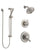 Delta Lahara Stainless Steel Finish Shower System with Dual Control Handle, 3-Setting Diverter, Showerhead, and Hand Shower with Slidebar SS17238SS4